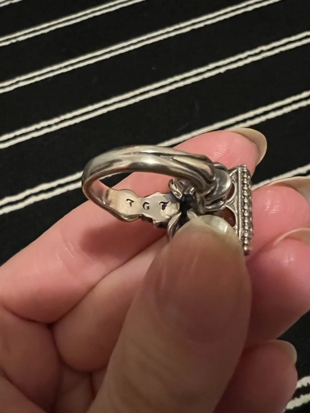 The Great Frog Square Gem Ring with Lemon Quartz